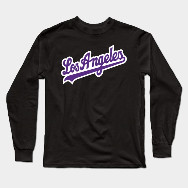 Los Angeles Long Sleeve T-Shirt by Vcormier